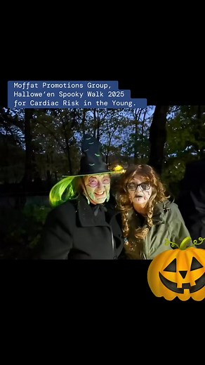 Moffat Promotions Group Halloween Spooky Walk for Cardiac Risk in the Young - please make a donation in memory of David Hill, if you are able to. | Moffat Promotions Group