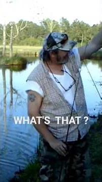 No Telling What You Will Catch Here!#camping #campingcooking #shellcracker