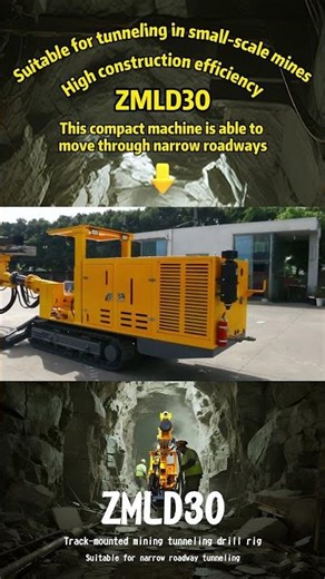 This compact machine is able to move through narrow roadways