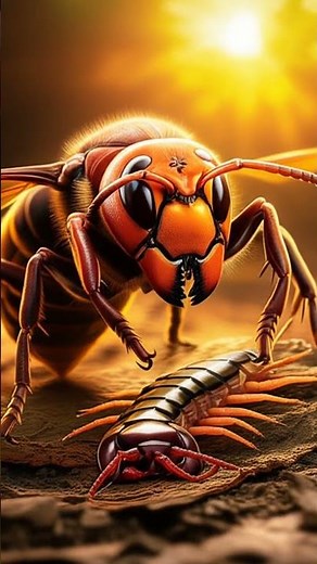 Epic Battle: Japanese Giant Hornet vs 10 Deadly Predators