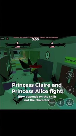 Princess claire and Princess Alice fight! Fpe:s Remastered #roblox #fpe