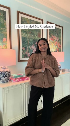 How I Styled My Credenza: Home Decor Ideas