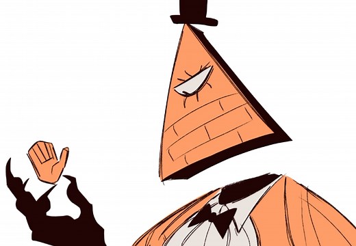 Drawing Twink Bill Cipher and Stanford Pines Fan Art