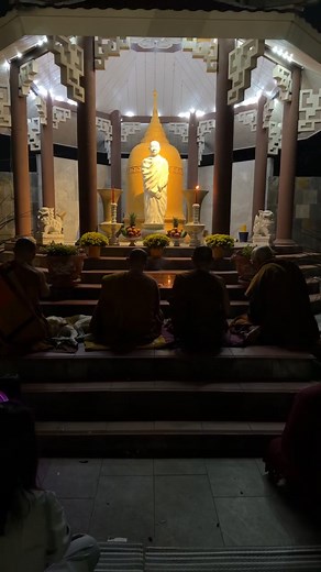 21K views · 739 reactions | Tonight chanting and meditation at Phap Luan Buddhist Culture Center after a long walk of Day 21 (11/15/2025). The Walk for Peace Sangha performed a memorial service in honor of the late Most Venerable Hộ Giác. #WalkForPeace #Houston #Day21 #VenerableMonks #W4P #Walk4Peace #Dhammacetiya #TykheoTueNhan | Walk for Peace | Facebook