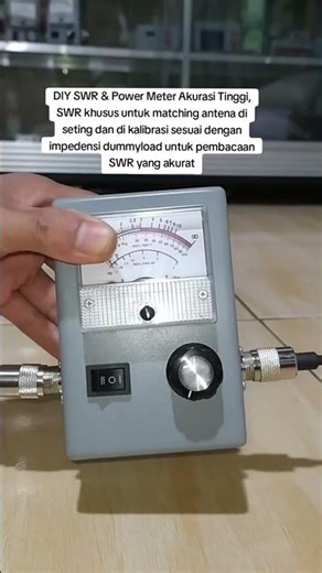 SWR & Power Meter Akurasi Tinggi, SWR homebrow Super sensitif