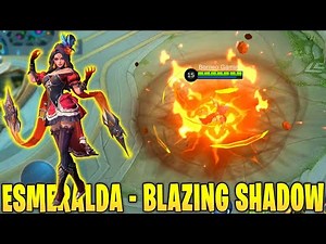 NEW SKIN ESMERALDA - BLAZING SHADOW | BLAZING WEST SQUAD SKIN - MOBILE LEGENDS