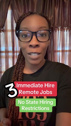 3 Immeidate Hire Remote Jobs, Apply Now! #creatorsearchinsights #remotejobs #fyp #workfromhomejobs #hiringnow