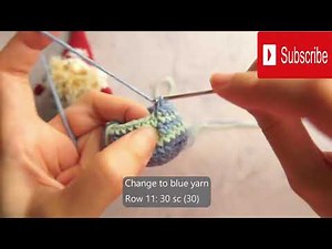 How to Crochet Christmas Gnome - Christmas Gnome Tutorial