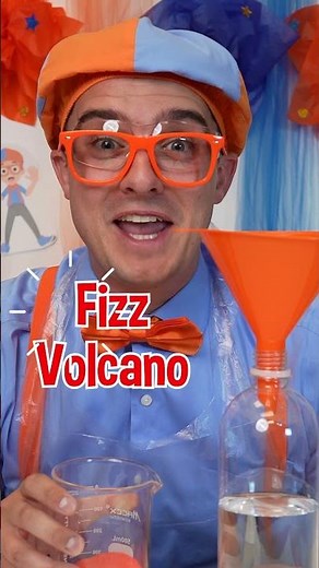 Blippi Has Fun with Science!! 🧪🌋 #shorts #blippi #science