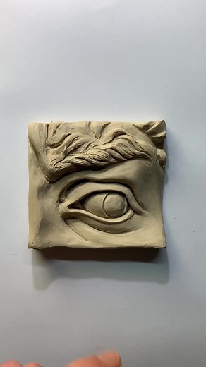 Esculpindo um detalhe do olho de Davi de Michelangelo #tutoriaiskeithnunes #desenho #tutorialdedesenho #arte #escultura | Keith Nunes