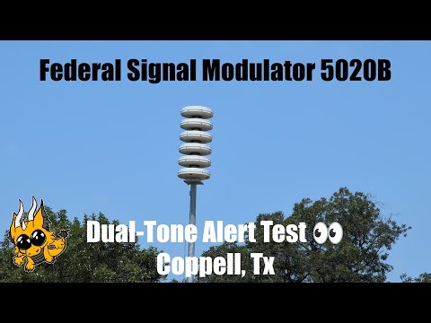 Federal Signal Modulator 5020B | Voice + Full Alert | Coppell, Tx | 8/6/25