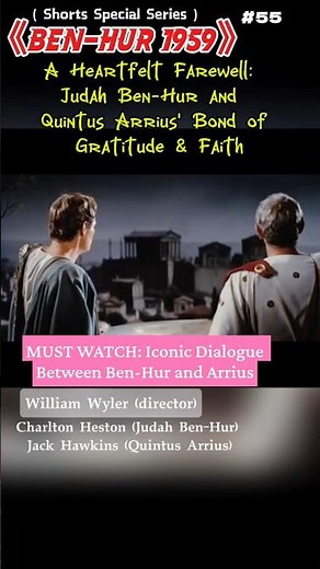 The Gods Have Their Way!🕊️ #BenHur1959 #CharltonHeston #JackHawkins #JudahBenHur #JesusChrist #Faith