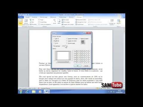 apprendre word 2010 - (24) Utiliser le zoom