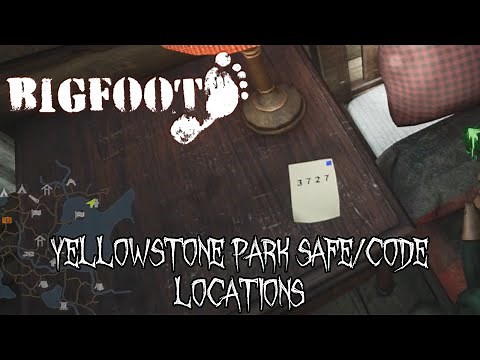 YELLOWSTONE PARK SAFE/CODE LOCATIONS | BIGFOOT GUIDE