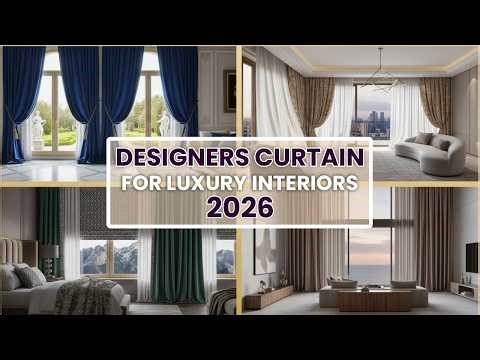 Designer Curtains 2026 The BEST Luxury Options For Your Home