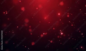 Red Bokeh Background: Abstract, ethereal, and elegant, this image features a captivating red bokeh background with soft, glowing particles that dance and shimmer, creating a mesmerizing and dreamy amb