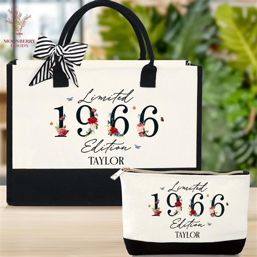 60th Birthday Tote Bag, Vintage 1966 Tote Bag, 60th Birthday Gift, 1966 Limited Edition Gift, 1966 Gifts Tote Bags for Women, Born in 1966 - Etsy