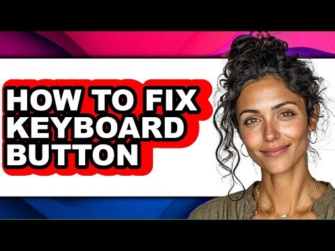 How to Fix Keyboard Button (easy Method)