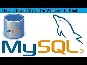 How to Install Mysql Database On windows 10 In Hindi