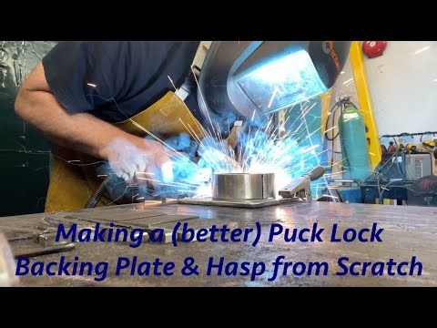 Making a Puck Lock Hasp & Backing Plate From Scratch - S08E194