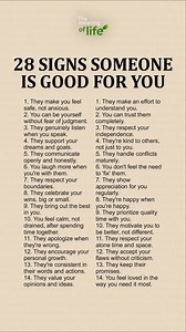28 Signs Someone Is Good For You: | The meaning of life