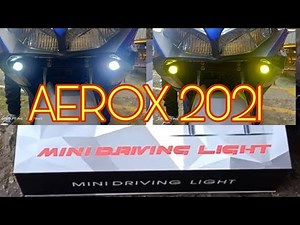 Part 2: Mini driving light tutorial installation on AEROX 2021