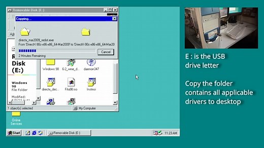 Windows 98 SE Installation Live on Physical PC (end to end , real time,  no cutt