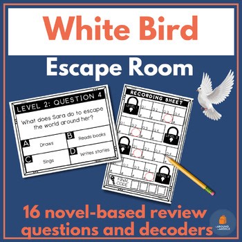 White Bird Graphic Novel Study Escape Room Review Questions RJ Palacio