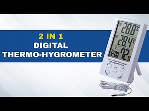 Digital 2 in 1 Thermo-hygrometer | Humidity Meter | TA-298 Digital Hygrometer