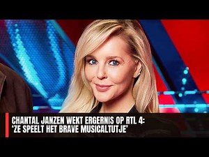 Chantal Janzen causes annoyance on RTL 4: ‘She plays the good little musical girl’