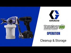 Magnum by Graco TrueCoat 360 Cordless Connect - Tutorial: Cleanup and storage