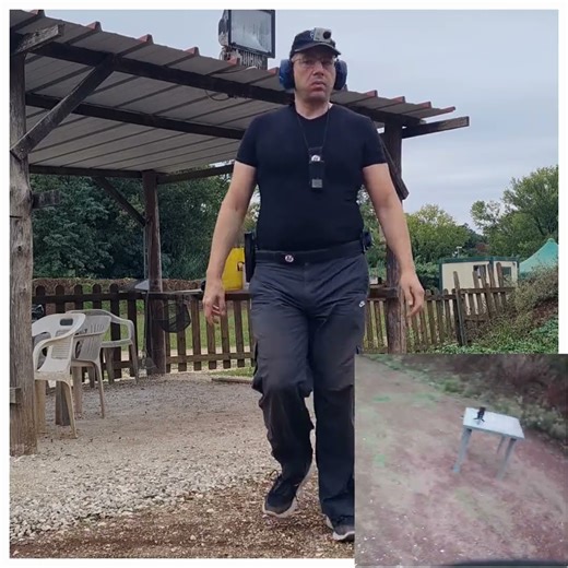 shooting on 10, 20, 30 mt. handgun cz p10f