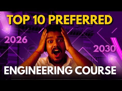 🛑Top 10 Preferred Engineering Courses for 2026 |Job Confirm✅Based on Future Scope & Students Choice