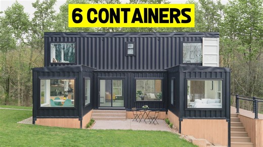 Touring a modern shipping container home