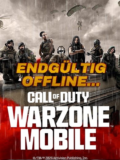 Warzone Mobile wird abgeschaltet – offizielles Aus im April!🚨#bo7 #news #cod #callofduty #new #fyp #gaming #gamingontiktok #codwarzone #blackops #warzone #fyy #fürdich #mw3 #mw2 #fürdichpage #codclips #clipsdetwitch #grind #playstation #ps5 #codmobile #codm #mobilegames #playtogether #event #season #update #showcase #reveal #release #down #xbox #gamepass #free #content #battleroyale #nachrichten #fps #fpsgames #battlefield #bf #bf6 #arcraiders #fortnite #genshin #pubg #gamingnews #verdansk #reb