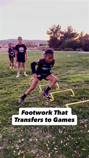 Legacy Speed Academy on Instagram: "Quick lateral shuffles are one of the most underrated skills in sports. In this session I had the kids work rapid “in-and-out” hurdles to sharpen the movements that actually show up in games. Why we train this: • Deceleration + reacceleration: stop, plant, and explode again. • Lateral power: strong push offs from the hips and glutes. • Balance under speed: moving fast without losing control. • Better defensive movement: stay low, stay reactive, stay ready. • C