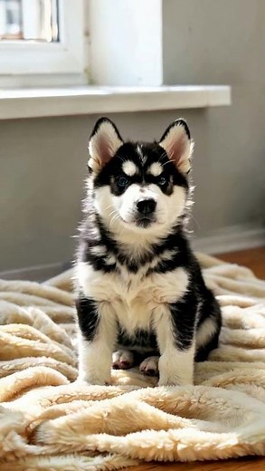Husky Puppy's First Howl Is Too Cute! 🐺💙