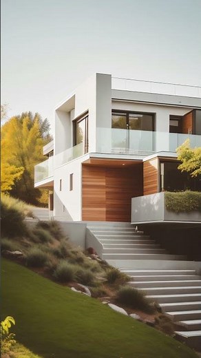 AI for Architect | Architectural Visualization | Modern Hill House Design by CGSCAPE