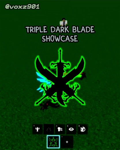 Triple Dark Blade Showcase in Blox Fruits !! #roblox #bloxfruits