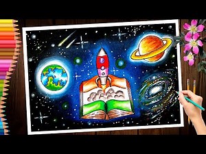 science day drawing/national science day drawing/science day poster making/vigyan Divas drawing