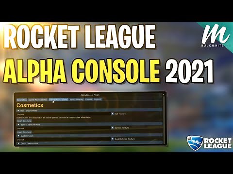 HOW TO GET ALPHA CONSOLE ON ROCKET LEAGUE *UNDERGLOW AND MORE!*