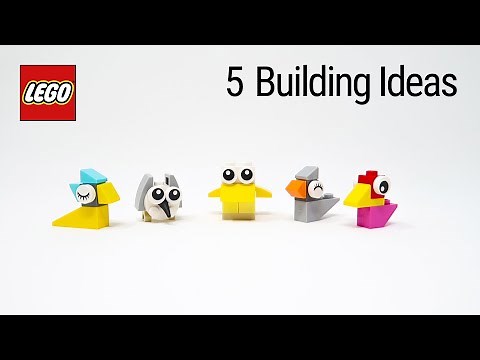 5 LEGO Small Birds Building Ideas