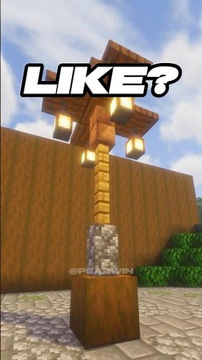 Simple Minecraft Lantern Design 🏮