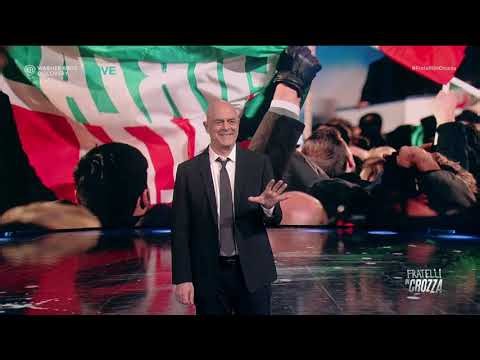 Crozza sul flop di Forza Italia "Per essere la bandiera di Silvio vai a sapere dov'è finita l'asta"