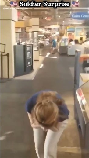 fallen soldier coming home surprise #armyshorts #military #army #usa #militarylife