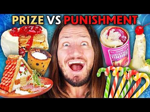 Prize Vs. Punishment Roulette - Crazy Holiday Foods!