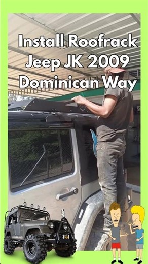 Finally upgraded my Jeep with this roofrack #jeepmod #adventure