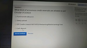 00:06:57Save/ SubmitQuestion 2Assessment for ReversalWhat ... | Filo
