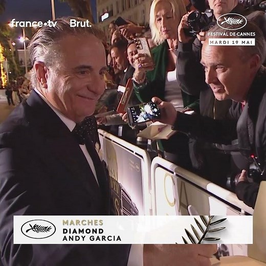 Andy García offre un moment de partage au Festival de Cannes !