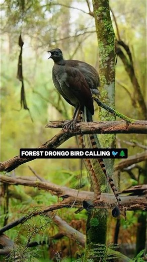 Forest Drongo Bird Calling Loudly 🌲🐦 | Nature’s Wild Sound